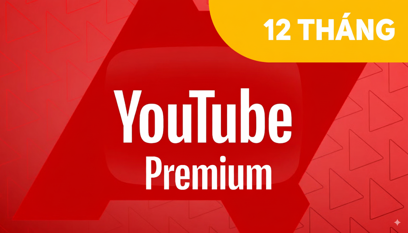 Tài Khoản Youtube Premium - 12 Tháng